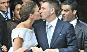 Antonio Cassano e Carolina Marcialis