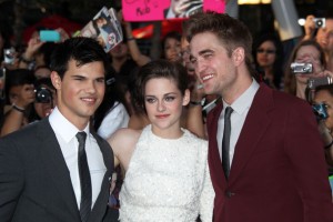 Lautner, Stewart e Pattinson