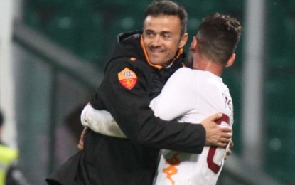 Roma corsara a Palermo. Nona rete in campionato per Borini, e Luis Enrique può sorridere.