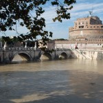 ponte sant'angelo con castel sant'angelo