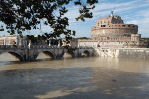 ponte sant'angelo con castel sant'angelo