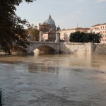 ponte vittorio emanuele ll inondato