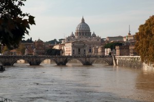 ponte vittorio emanuelell con san pietro 2