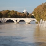 tevere con cupolone