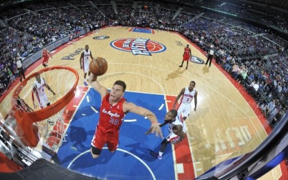 La sfida “Over the Rim” la vincono Blake Griffin, DeAndre Jordan e i Clippers che passeggiano a Detroit: 112-103