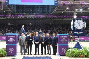 Con Ben Maher in premiazione